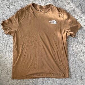 The North Face Men's Tan Short Sleeve Tee